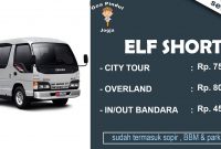 Rental Elf Jogja 12 Kursi Untuk Wisata ke Goa Pindul Jogja